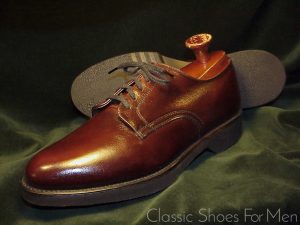 *NEW - Vintage HANOVER (U.S.A.) All-Weather Blucher (Derby), Circa 1980: US 9.5 WIDE (42.5 WIDE)