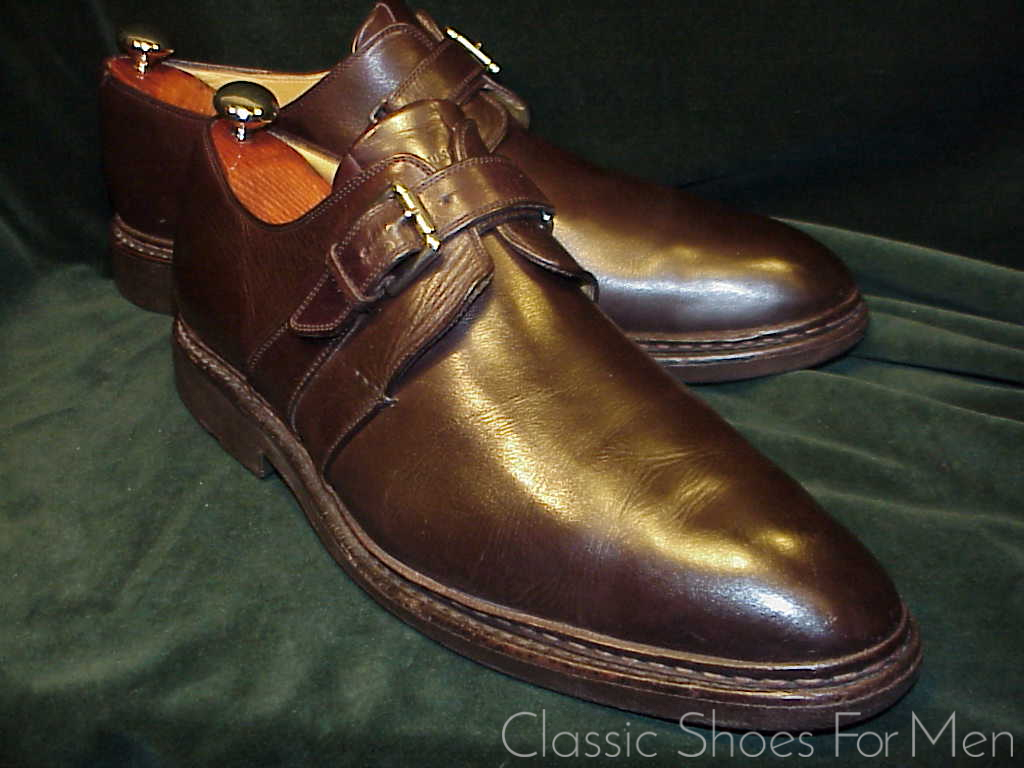 *HESCHUNG, France, All-Weather "Goiser" Saddle Monk Strap: 47D (US 13D) - Image 12