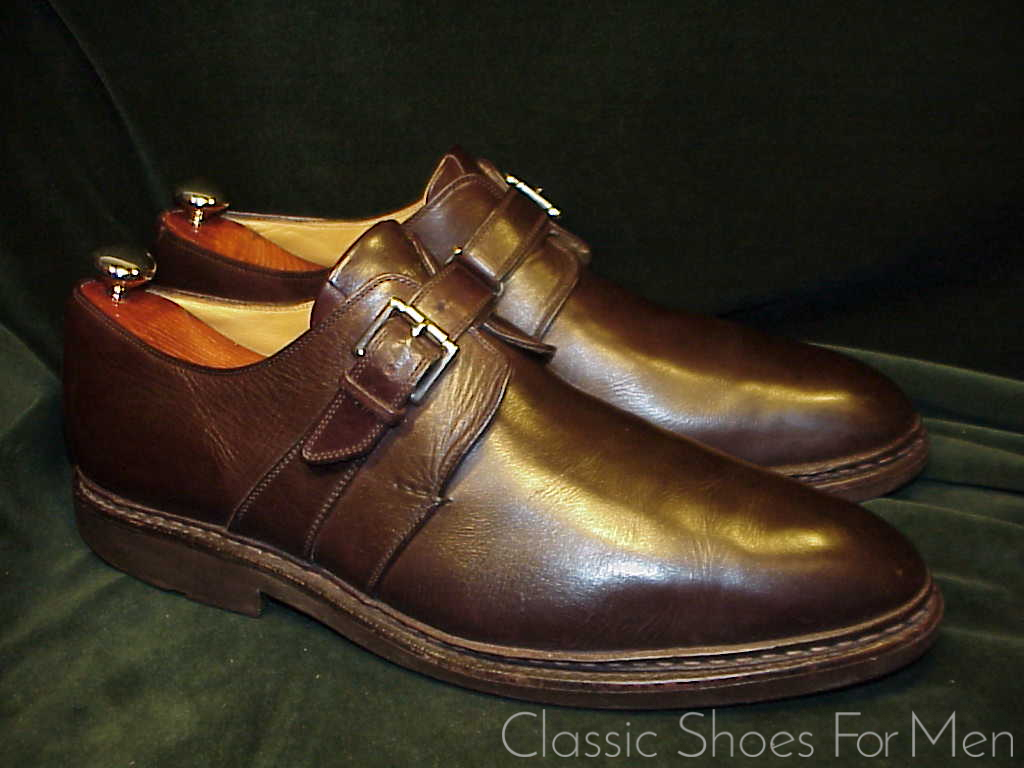 *HESCHUNG, France, All-Weather "Goiser" Saddle Monk Strap: 47D (US 13D) - Image 7