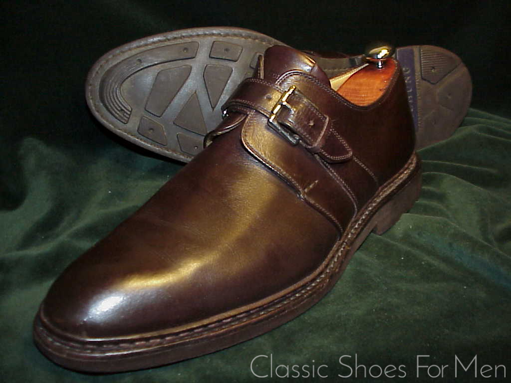 *HESCHUNG, France, All-Weather "Goiser" Saddle Monk Strap: 47D (US 13D) - Image 10