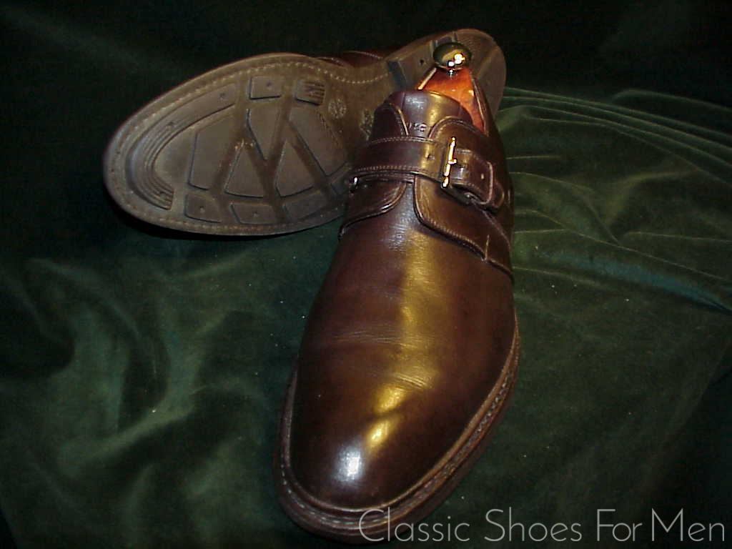 *HESCHUNG, France, All-Weather "Goiser" Saddle Monk Strap: 47D (US 13D) - Image 4