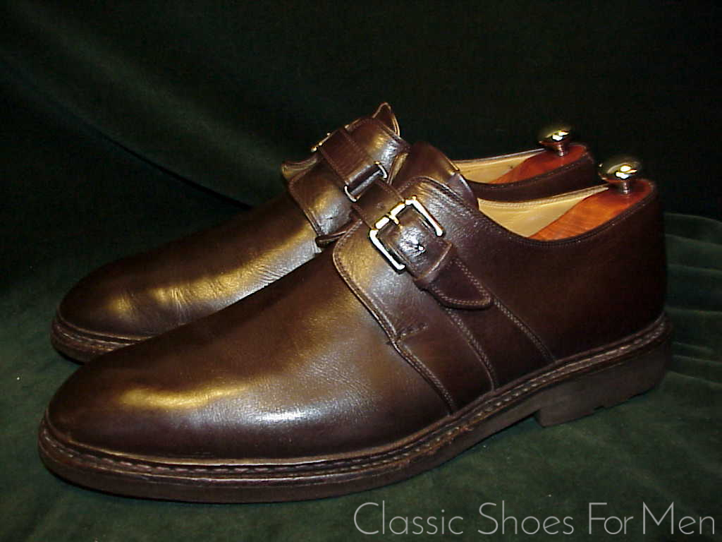 *HESCHUNG, France, All-Weather "Goiser" Saddle Monk Strap: 47D (US 13D) - Image 9
