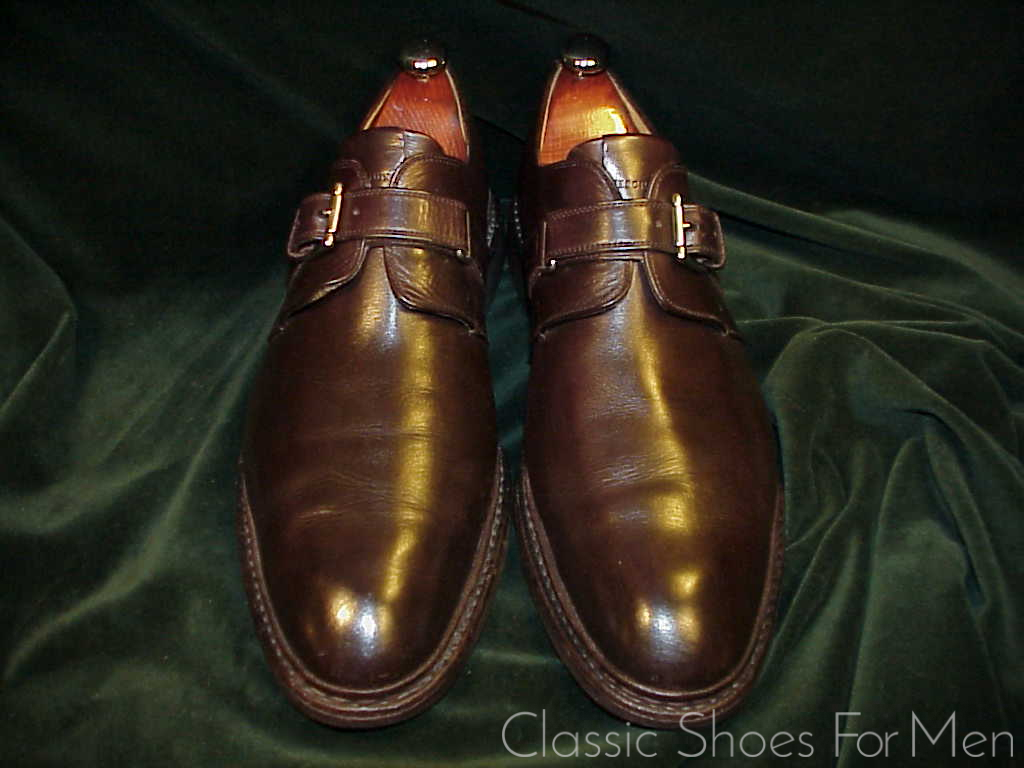 *HESCHUNG, France, All-Weather "Goiser" Saddle Monk Strap: 47D (US 13D) - Image 2