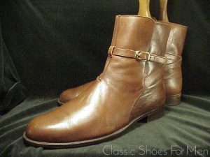 *Italian-made for J. PETERSON, Classic Full Strap Jodhpur Boot: US 12D (46D)