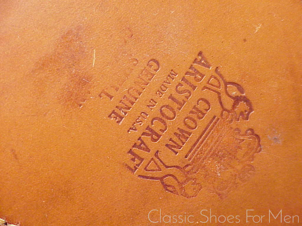 *NEW - JOHNSTON & MURPHY "Cigar" SHELL CORDOVAN Full Brogue Oxford, Circa 1980: US 10D (43-43,5D) - Image 12