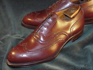 NEW - Important Historic Pre-War JOHNSTON & MURPHY "Spade Sole" Oxford: US 8.5D (41,5D)