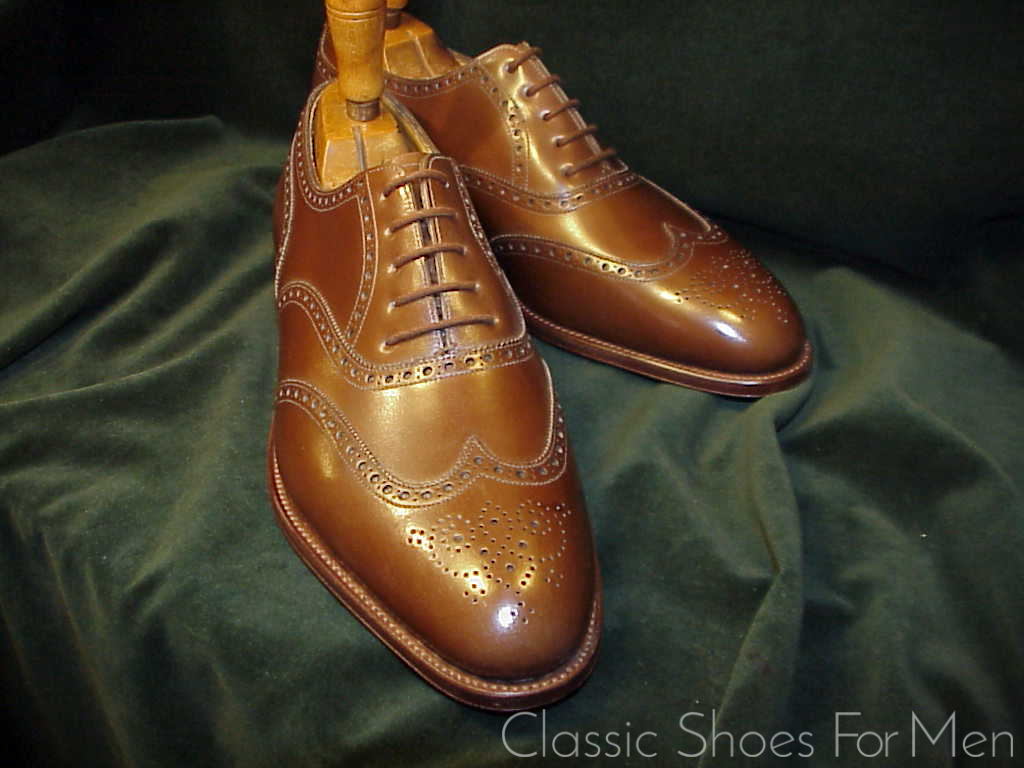 *NEW - JOHN LOBB (London) Full Brogues Oxford "Marshall": 43-43.5EE (US 10EE). - Image 6