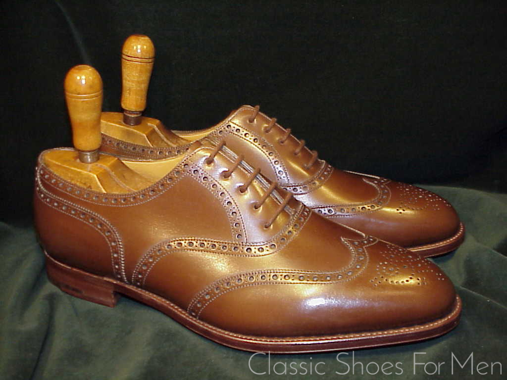 *NEW - JOHN LOBB (London) Full Brogues Oxford "Marshall": 43-43.5EE (US 10EE). - Image 7