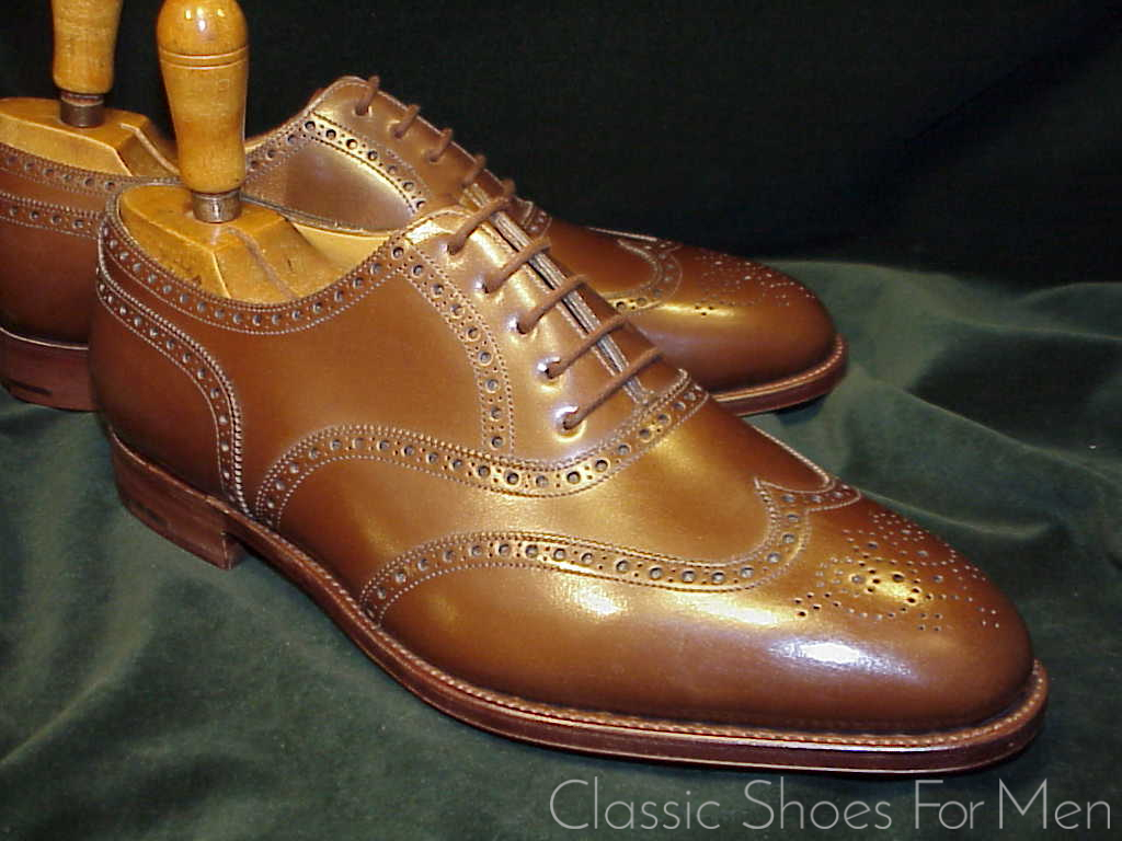 *NEW - JOHN LOBB (London) Full Brogues Oxford "Marshall": 43-43.5EE (US 10EE). - Image 3
