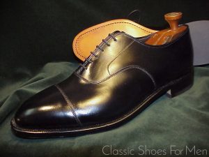 *NEW - JOHNSTON & MURPHY "Crown Aristocraft" Cap-Toe Oxford, Circa 1990: US 11 Wide (44,5 Wide)