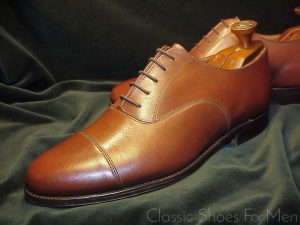 *Near new - LOTUS Officer's Cap-Toe Oxford, Circa 1990: 45D (US 11.5D) (UK 10.5E)