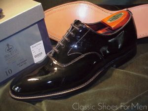 *NEW - BROOKS BROTHERS, PEAL & Co., Patent Leather Formal Oxfords; US 10D (43-43.5D)