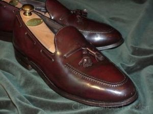 Hanover SHELL CORDOVAN Tassel Loafer Circa 1980: 46D.