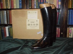 *JOHN LOBB Vintage BESPOKE Reitstiefel - Riding Boots with Trees, Circa 1968: 41.5D. (US 8.5D).