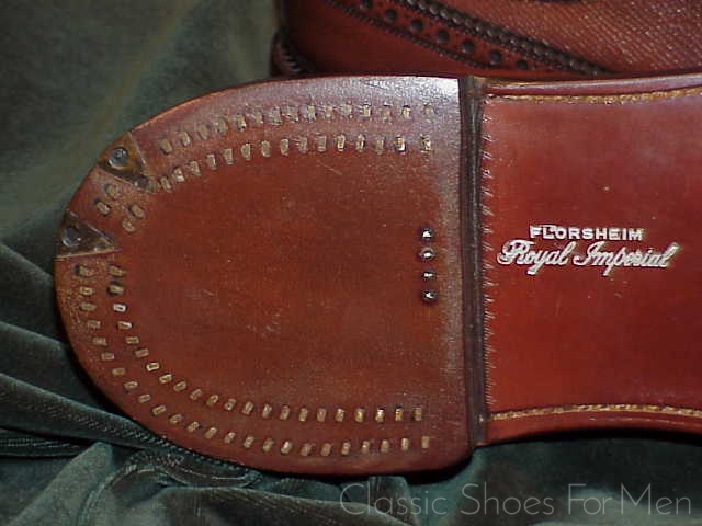 NEW - FLORSHEIM IMPERIAL Full Brogue Budapester Circa 1987: 41-41,5 NARROW - Image 6