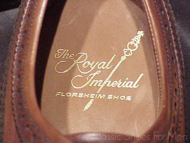 NEW - FLORSHEIM IMPERIAL Full Brogue Budapester Circa 1987: 41-41,5 NARROW - Image 7