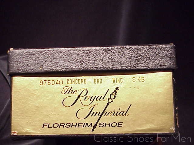 NEW - FLORSHEIM IMPERIAL Full Brogue Budapester Circa 1987: 41-41,5 NARROW - Image 9