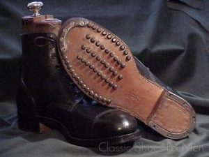 *NEW - Historic BRITISH ARMY Issue Ammunition Boot, Circa 1945: 42D/E