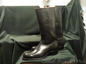 *NEW - Vintage 1937 English Officer's Full Dress Wellington Boots: 41D (UK 7E)