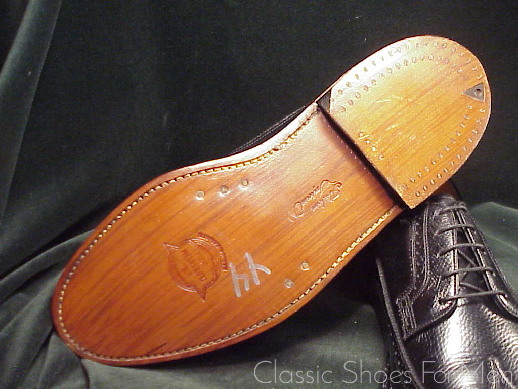 *NEW- Very rare size FLORSHEIM IMPERIAL Full Brogue Budapester, Circa 1985: US 7D (40D) - Image 13