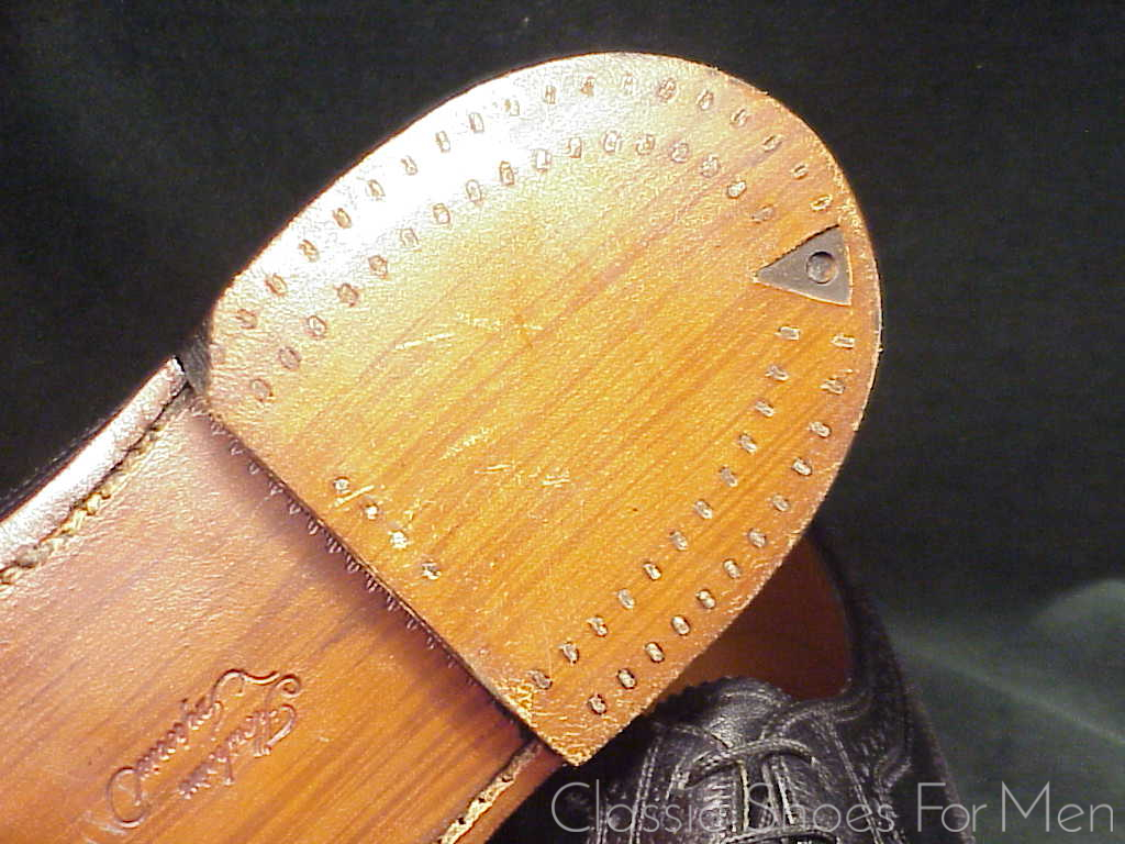 *NEW- Very rare size FLORSHEIM IMPERIAL Full Brogue Budapester, Circa 1985: US 7D (40D) - Image 15