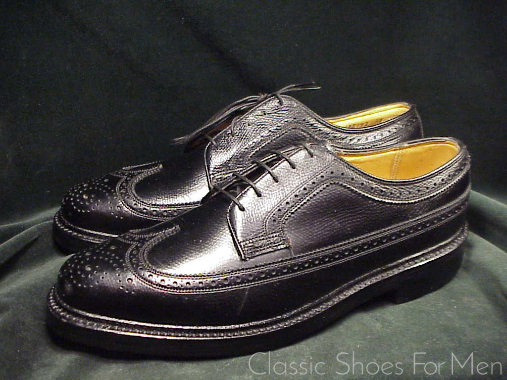 *NEW- Very rare size FLORSHEIM IMPERIAL Full Brogue Budapester, Circa 1985: US 7D (40D) - Image 6