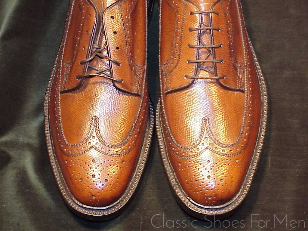 *NEW- FLORSHEIM IMPERIAL Full Brogue Derby Budapester Circa 1985: 43-43,5D - Image 5