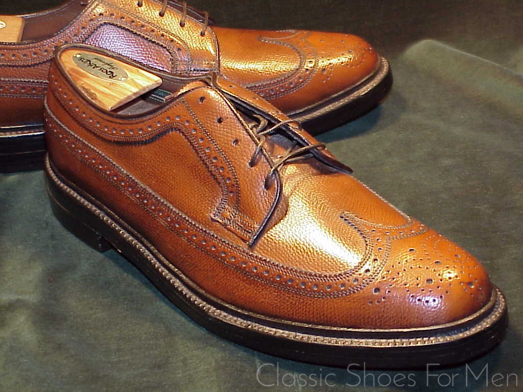 *NEW- FLORSHEIM IMPERIAL Full Brogue Derby Budapester Circa 1985: 43-43,5D - Image 3