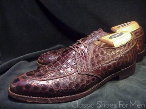 *Fine NETTLETON Alligator Split-Toe Norwegian, Circa 1960: US 9D (42D)
