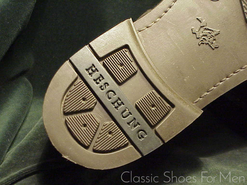 *NEW-HESCHUNG, France, Black Suede, All-Weather "Goiser" Saddle Monk Strap: 44.5-45D (US 11-11.5D) - Image 14