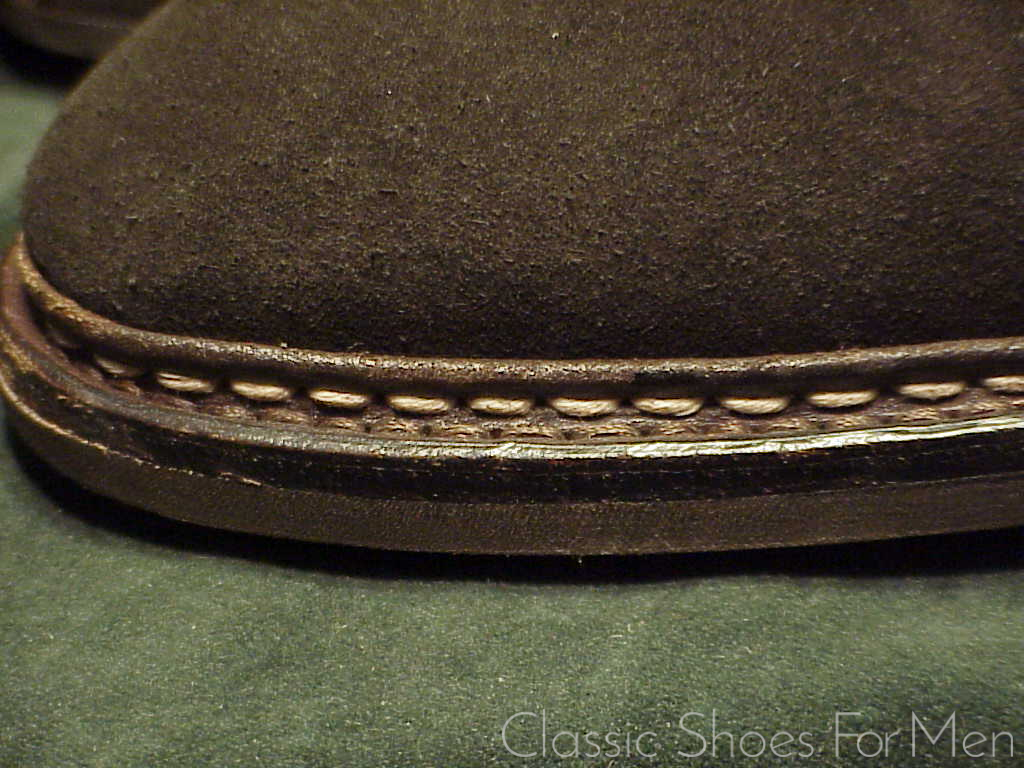 *NEW-HESCHUNG, France, Black Suede, All-Weather "Goiser" Saddle Monk Strap: 44.5-45D (US 11-11.5D) - Image 11