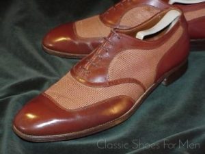 *Antique American, Cir.1935, "Ventilated" Mesh-Netzwerk Oxford Spectator: 47D (US 13D)