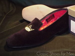 *NEW - PEAL & CO. Velvet Evening Slippers: US 9-9.5D (42-42.5D)