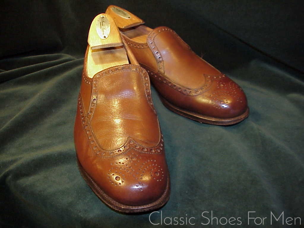 *Vintage PEAL & CO. Full Brogue High Vamp Loafer: US 8.5 (41.5D) - Image 4