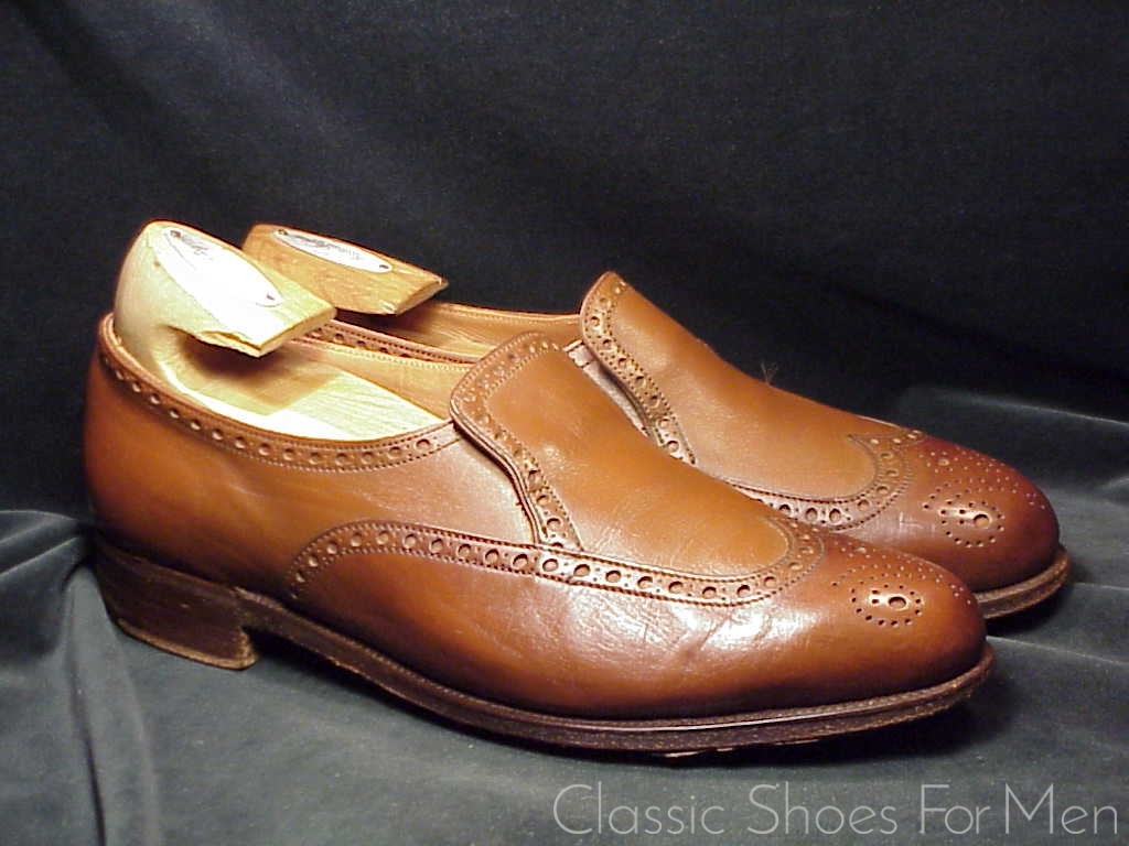 *Vintage PEAL & CO. Full Brogue High Vamp Loafer: US 8.5 (41.5D) - Image 7