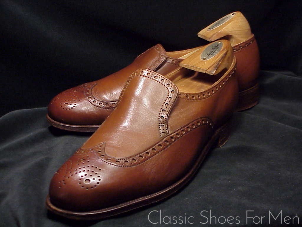 *Vintage PEAL & CO. Full Brogue High Vamp Loafer: US 8.5 (41.5D) - Image 11