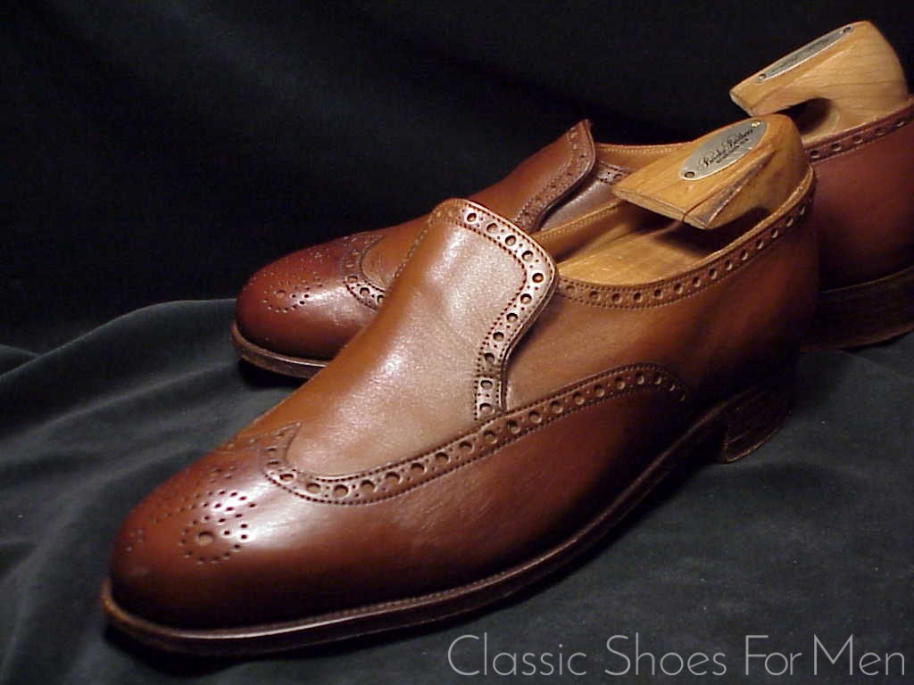 *Vintage PEAL & CO. Full Brogue High Vamp Loafer: US 8.5 (41.5D)