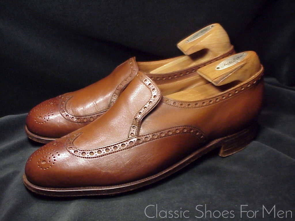*Vintage PEAL & CO. Full Brogue High Vamp Loafer: US 8.5 (41.5D) - Image 9