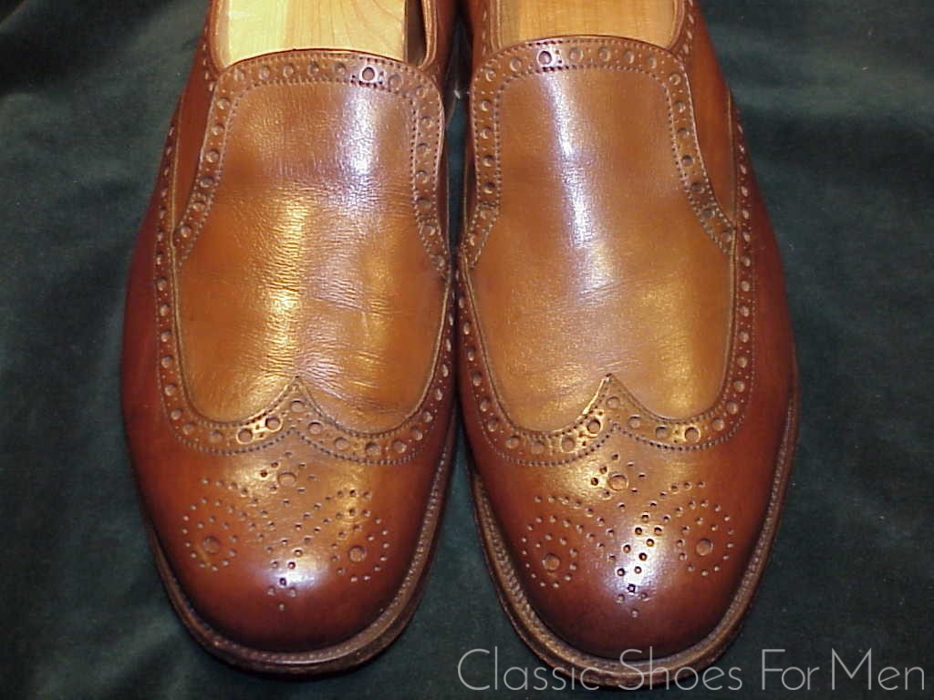 *Vintage PEAL & CO. Full Brogue High Vamp Loafer: US 8.5 (41.5D) - Image 2