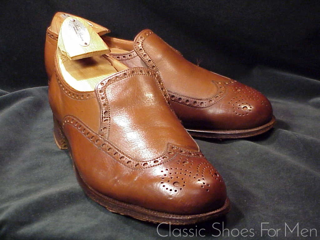 *Vintage PEAL & CO. Full Brogue High Vamp Loafer: US 8.5 (41.5D) - Image 10