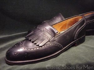 *Very Fine Vintage- PEAL & CO. Full Brogue Kiltie Loafer: US 8.5 (41.5D)