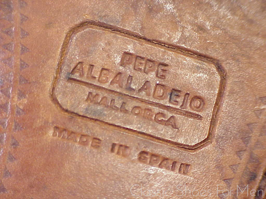 +Very Fine - Vintage CARMINA -PEPE ALBALADEJO Alligator Cap-Toe Oxford: US 9E (42E) - Image 11