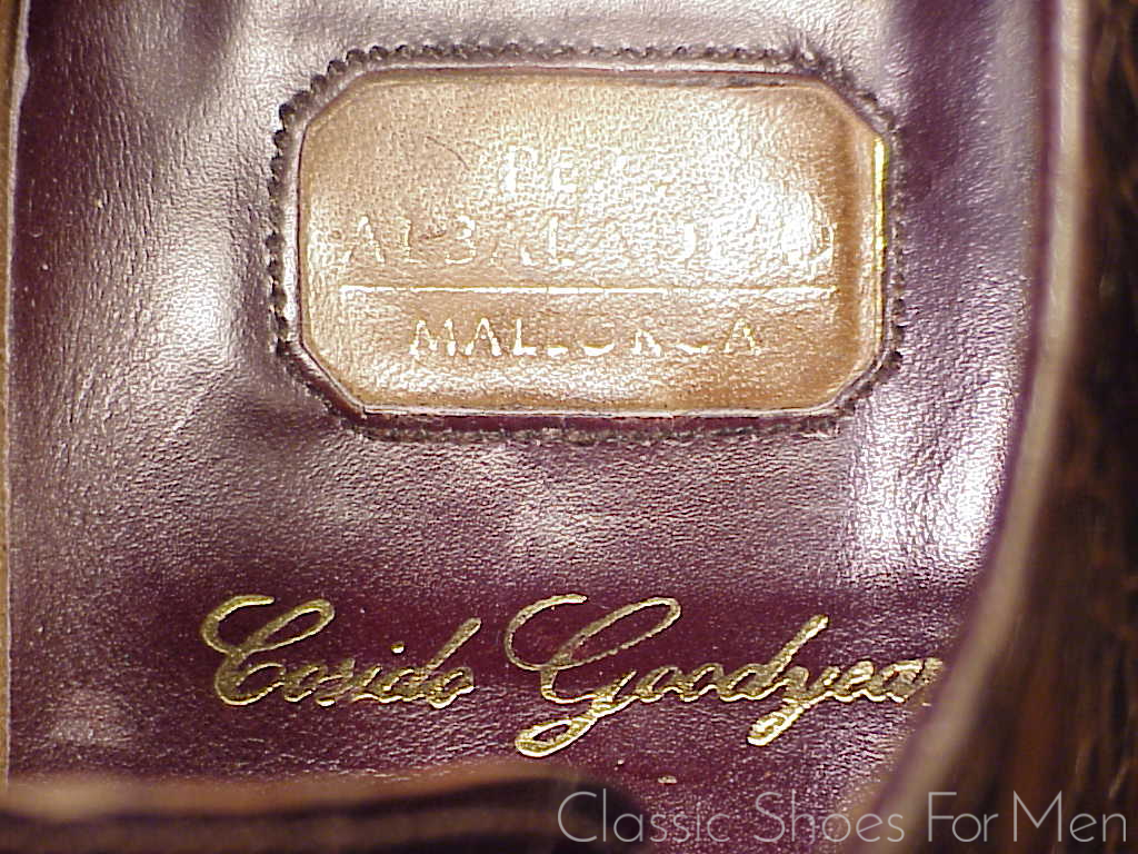 +Very Fine - Vintage CARMINA -PEPE ALBALADEJO Alligator Cap-Toe Oxford: US 9E (42E) - Image 8