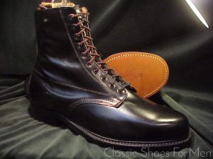 *NEW - Antique, Pre-War, SHAW (U.S.) "Navvy Cut" Dress/Field Boot, Circa 1935: US 8-8.5 Wide (41-41.5 Wide)