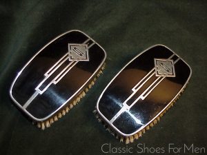 *NEW - Vintage ART DECO, Gentleman's, Inlaid HAIR BRUSH Set, Circa 1920
