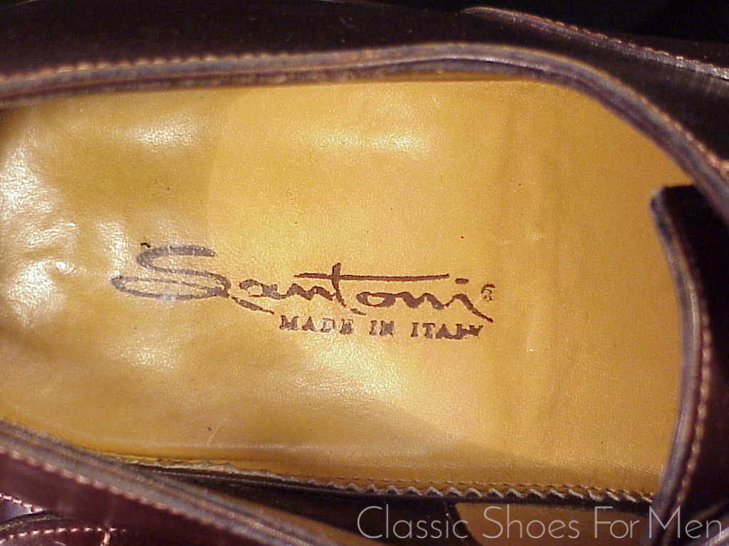 +Very Fine - SANTONI Double Sole SHELL CORDOVAN Cap-Toe Oxford: 42.5D (US 9.5D) - Image 13