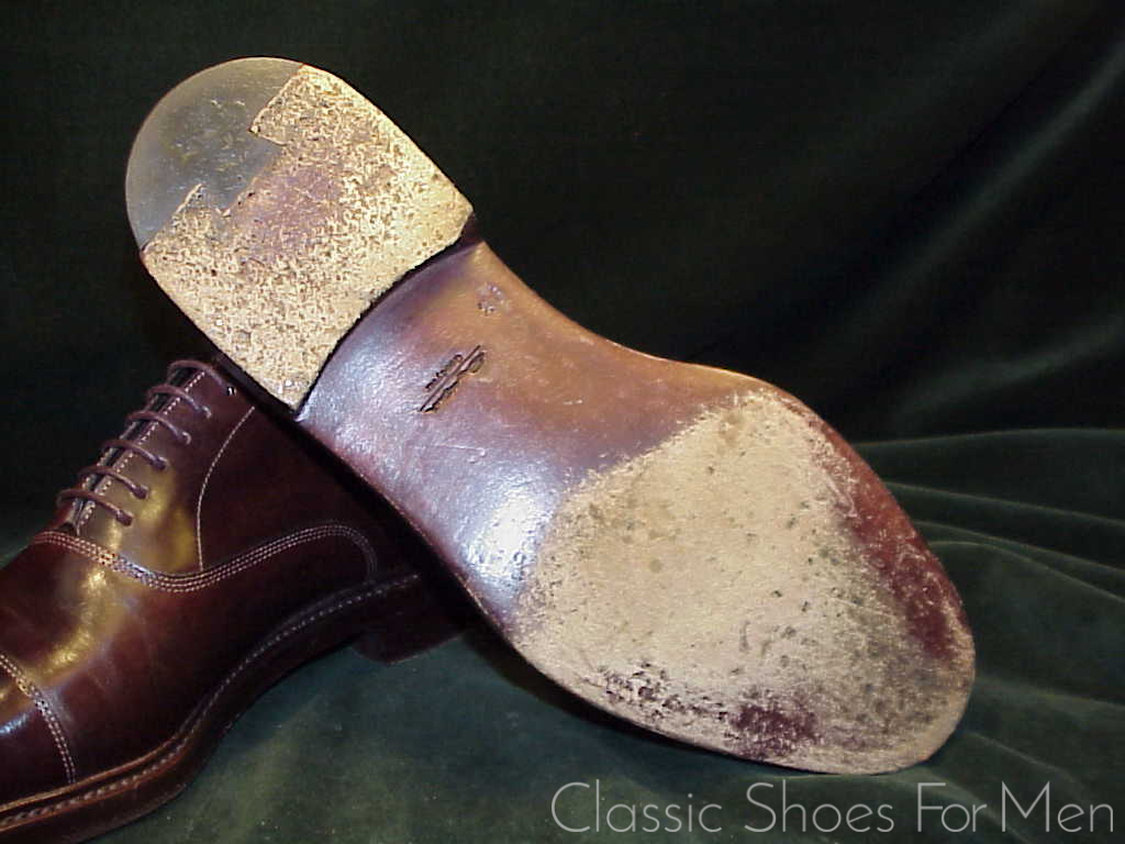 +Very Fine - SANTONI Double Sole SHELL CORDOVAN Cap-Toe Oxford: 42.5D (US 9.5D) - Image 10