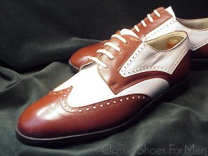 *STACY ADAMS Full Brogue Derby Spectator: US 8.5D (41.5D)