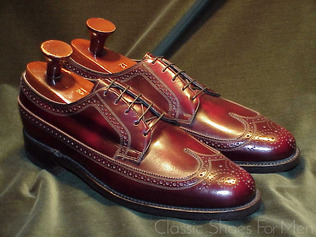 *NEW - THE FLORSHEIM SHOE, Full Brogue Derby, Circa 1970: US 11D (44.5D) - Image 4