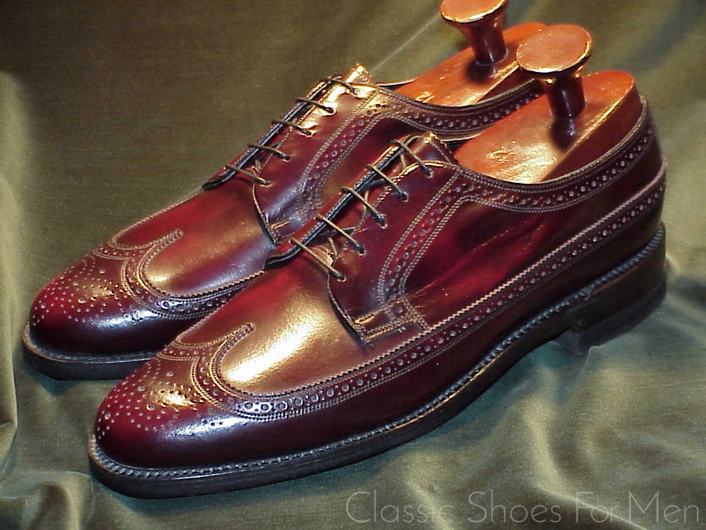 *NEW - THE FLORSHEIM SHOE, Full Brogue Derby, Circa 1970: US 11D (44.5D) - Image 6